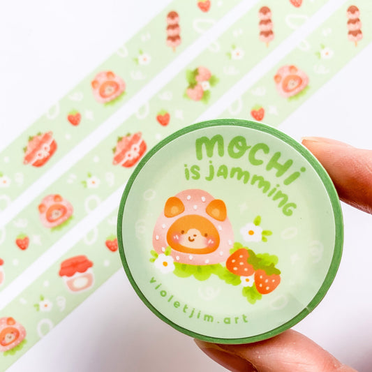 Mochi is Jamming Washi Tape