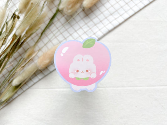 Bonbon Peach Die Cut Sticker